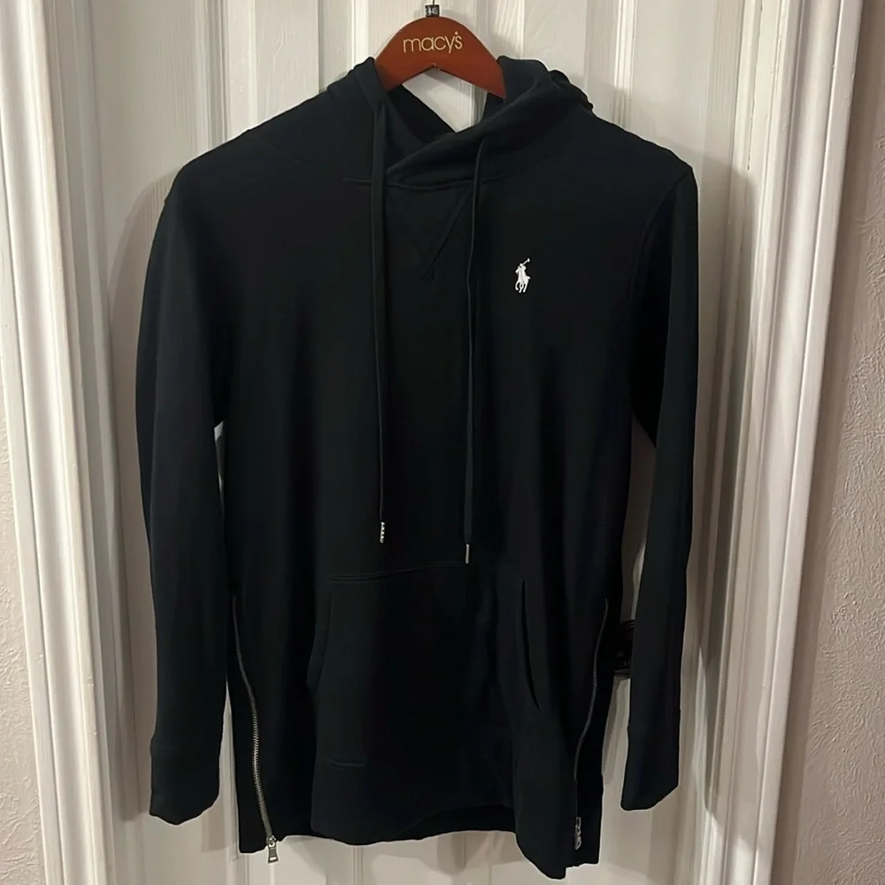 RALPH LAUREN POLO PULLOVER HOODIE W SIDE ZIPPERS SIZE SP - Picture 1 of 5
